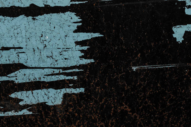 istock black background with blue streaks or patterns. dirty dusty dry soil 2187940445