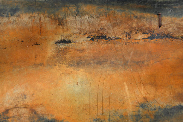 istock blackish orange weathered metal texture 2187942429