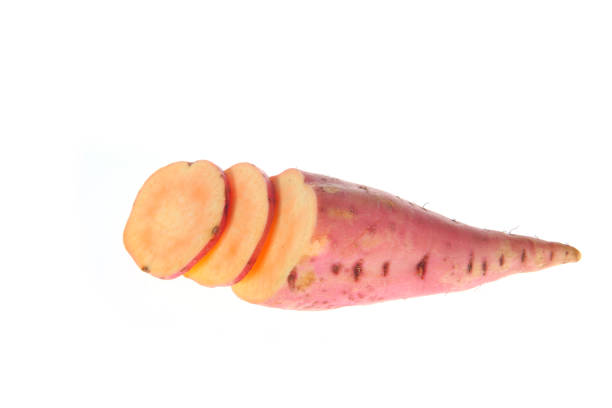 Abstract background of sweet potato in space