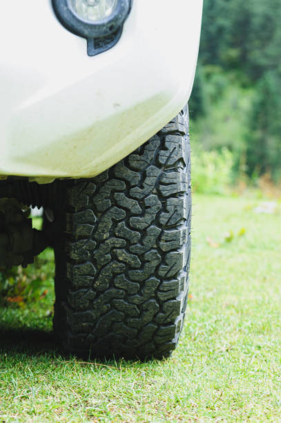 istock All terrain tire on off-road vehicle 2187969170