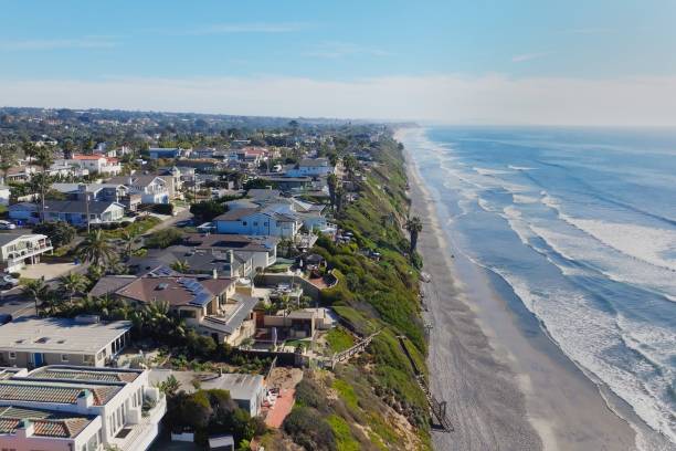 istock Drone View of Grandview Beach in Leucadia, CA 2187974682