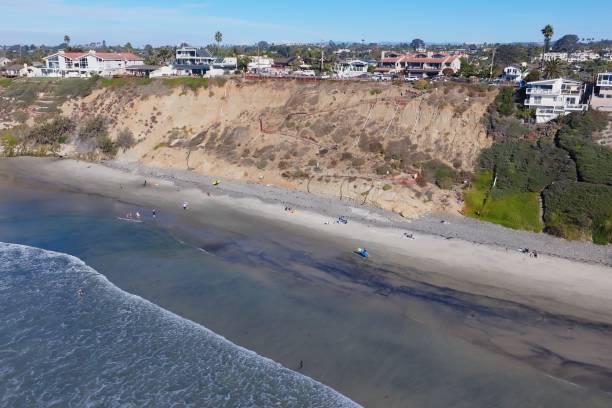 istock Drone View of Beacons Beach in Encinitas, CA 2187974698