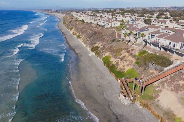 istock Drone View of Grandview Beach in Leucadia, CA 2187974703