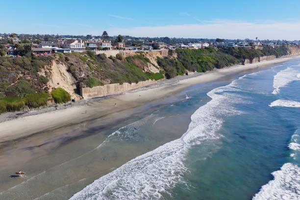 istock Drone View of Beacons Beach in Encinitas, CA 2187974705