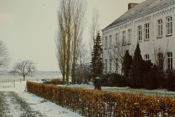 Walking young Woman  in the Seventies