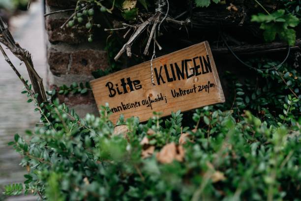 istock Wooden sign in greenery 2187982076