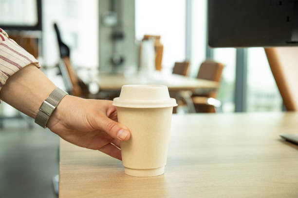 istock A cup of coffee on the table close-up 2187982479