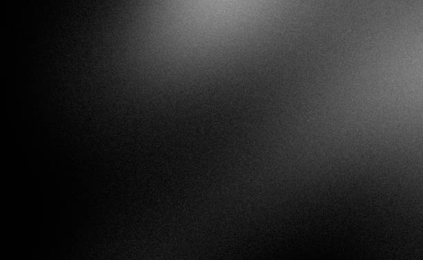 grainy dark gradient carbon gray blurred abstract noise texture black monochrome plain background - fundo preto imagens e fotografias de stock