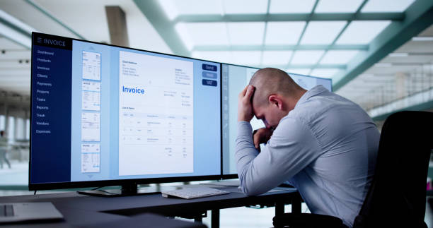 istock Sad Frustrated Accountant Man 2187983119