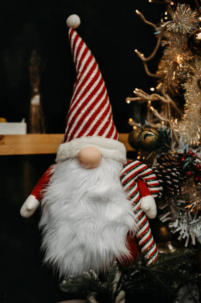 istock santa claus in the window display 2187984356