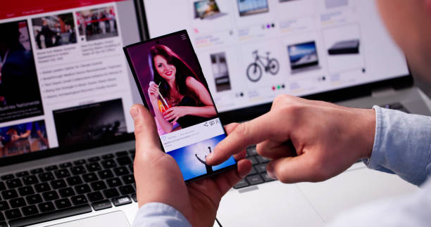 istock Online Social Website Content On Phone 2187984545