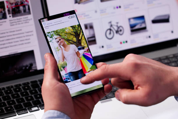 istock Online Social Website Content On Phone 2187984549