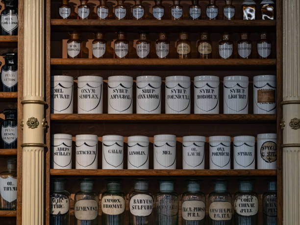 istock The old drawer cabinet of  apothecary 2187984808