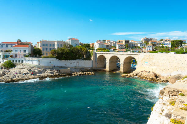 A vibrant series showcasing the iconic Corniche of Marseille under the golden Mediterranean sun. These images capture the stunning coastal road winding along the azure sea, with picturesque views of rocky cliffs, elegant architecture, and lively promenades. Perfect for themes of travel, coastal beauty, or the unique charm of southern France’s urban landscapes.