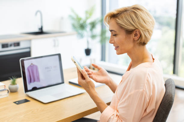 istock Concerned woman calling customer service about online clothing order issue 2187989231