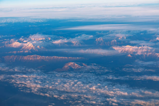 An aerial view of the Province of Udine in North East Italy
