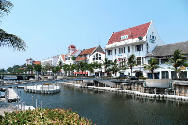 istock Colonial architecture buildings on Kali Besar, Jakarta, Indonesia 2187993452