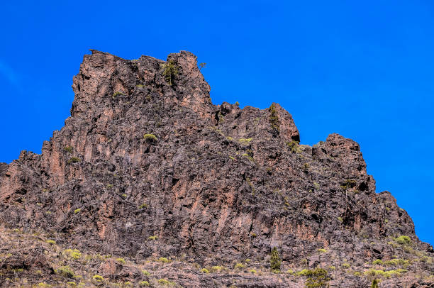Volcanic Rock Basaltic Formation in Gran Canaria Canary Islands