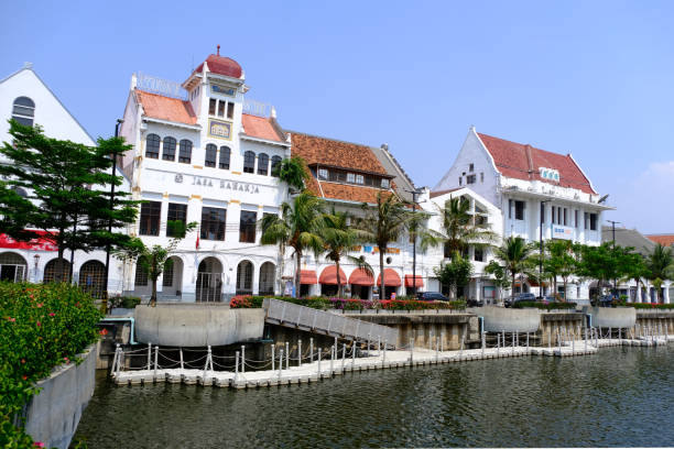 istock Colonial architecture buildings on Kali Besar, Jakarta, Indonesia 2187993529