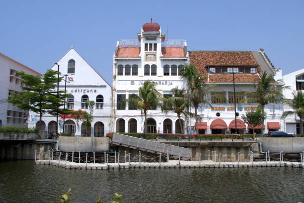 istock Colonial architecture buildings on Kali Besar, Jakarta, Indonesia 2187993601