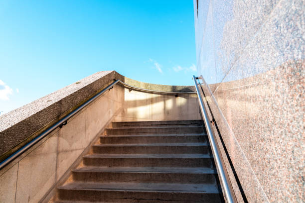 istock A step on both sides of the building 2187997129