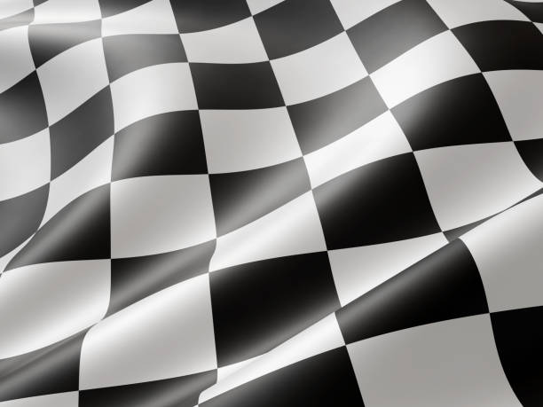 black king bar quadriculado - race flags - fotografias e filmes do acervo