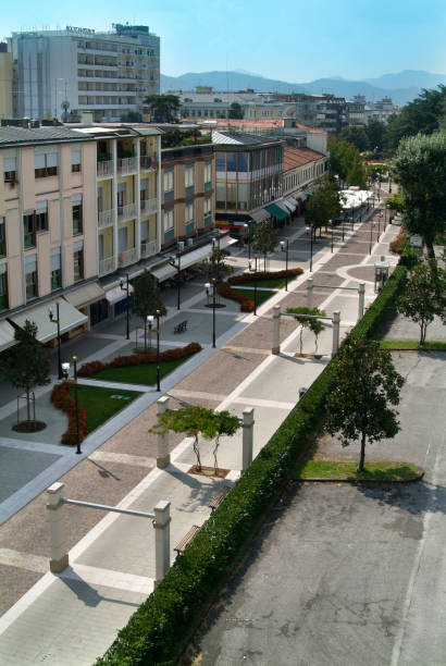istock Abano Terme square in Italy, seen from above 2187999017