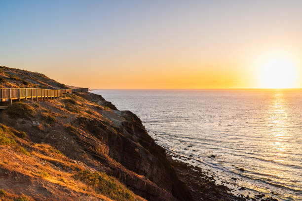 istock Iconic Hallett Cove boardwalk along the coast 2188000362
