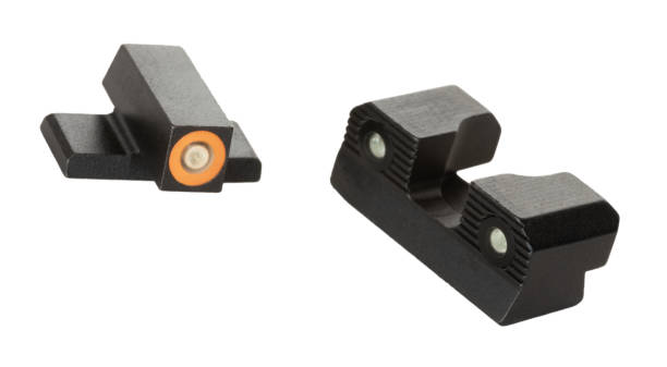 istock Night sights to upgrade the versions on a stock handgun 2188003841