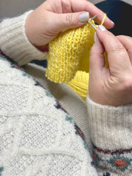 istock Knitting by a woman 2188004239
