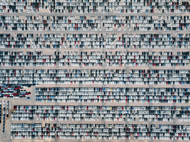 istock Aerial view of a factory with rooftop solar power 2188009847
