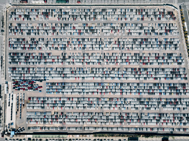 istock Aerial view of a factory with rooftop solar power 2188009866
