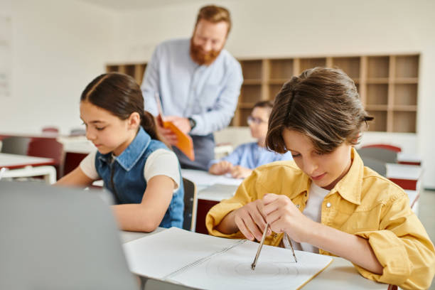istock Engaging learning moments with a teacher guiding pupils in a dynamic classroom setting 2188013961