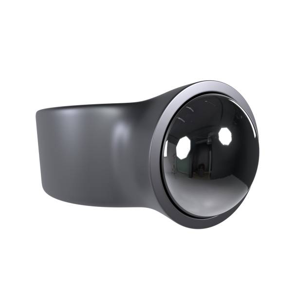 istock Futuristic 3D rendering of a sleek wearable device design 2188017463
