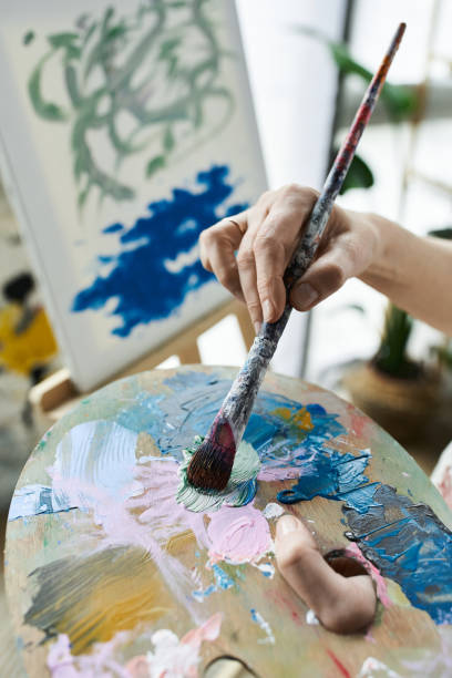istock Creating art in a cozy studio filled with inspiration and creativity 2188018353