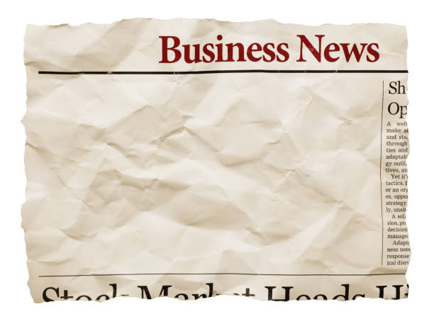 istock Business newspaper clipping with blank space for your copy 2188024801
