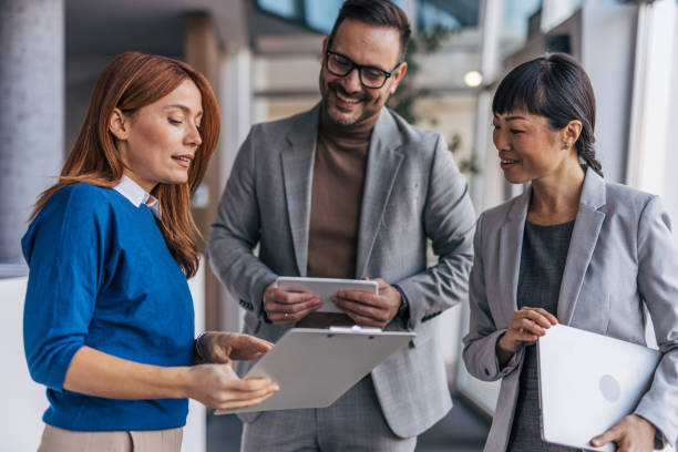 istock Businesspeople developing new ideas and strategies 2188025294