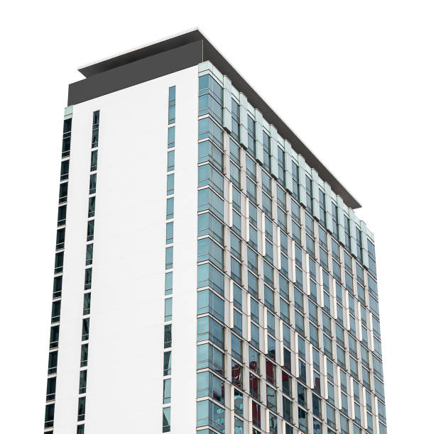 istock Modern office building isolated on white background with clipping path 2188032600