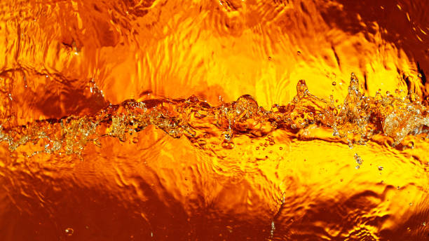 istock Abstract Golden Liquid Background, Macro shot. 2188037077