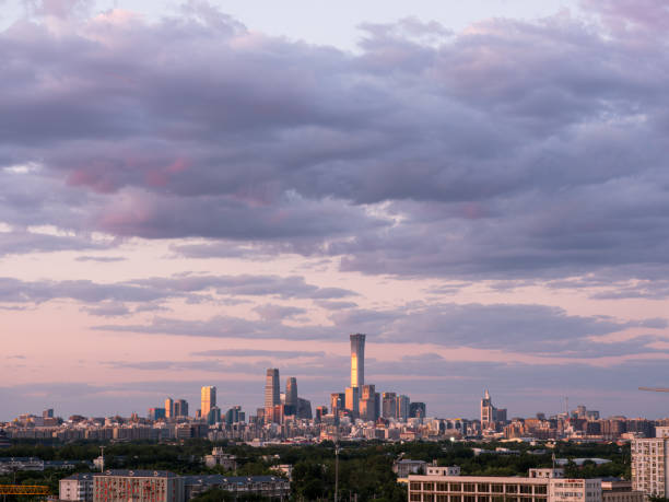 Beijing Guomao CBD skyline is the most ornamental building complex in Beijing, which can best represent the development of Beijing and even China