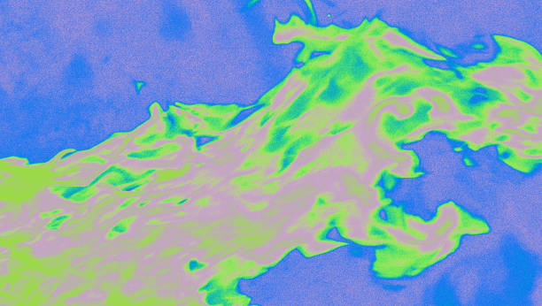 istock Neo colorful gradient background liquid metal industrial with noise 2188042789