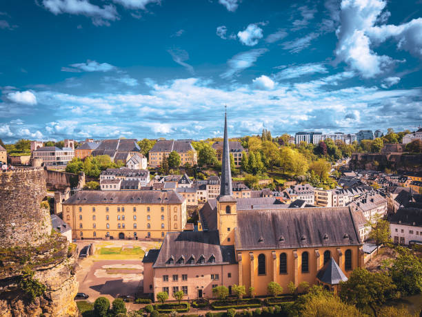 istock Antique building view in Luxembourg 2188045300