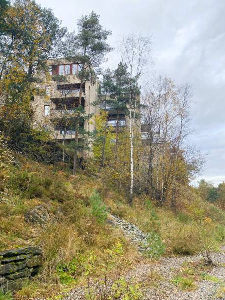 istock Apartment Building Perched on a Rock in Bergen 2188049005