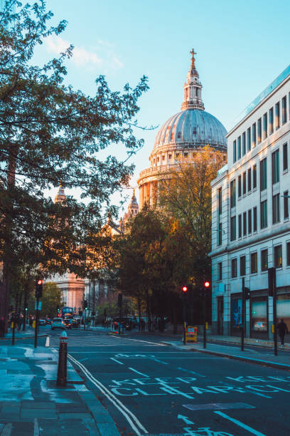 istock London view of empty streets in the sunset 2188056604