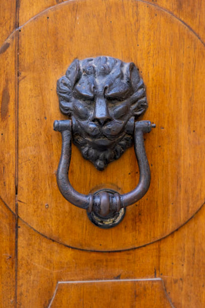 istock Ancient door handles in Rome 2188059036