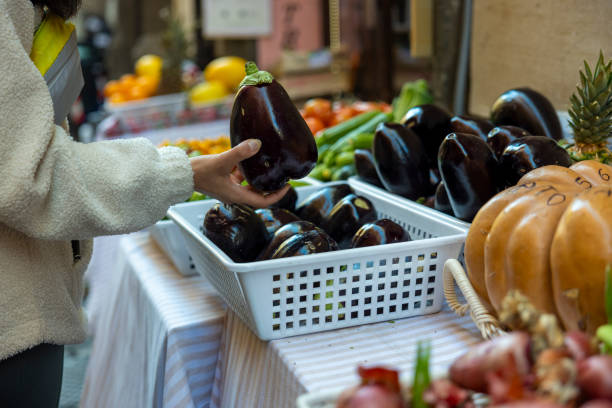 Vegetables in the market