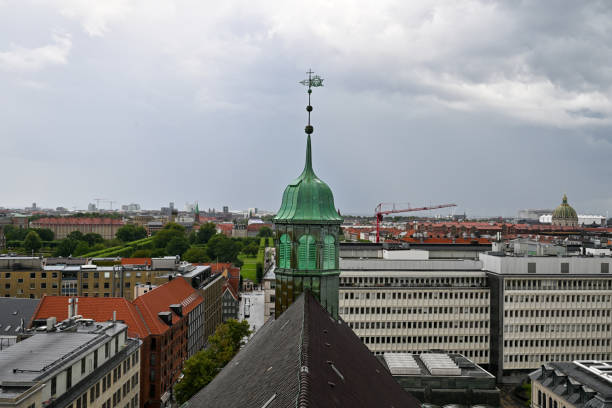 Trinitatis Church in Copenhagen. Famous landmark in Copenhagen, Denmark