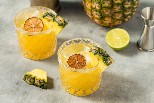 istock Cold Boozy Pineapple Margarita 2188066513