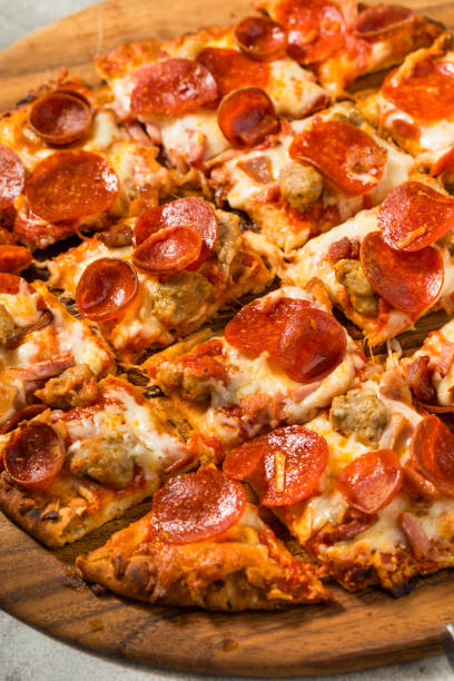 istock Homemade Tavern Style Meat Lovers Pizza 2188066533