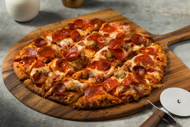 istock Homemade Tavern Style Meat Lovers Pizza 2188066544